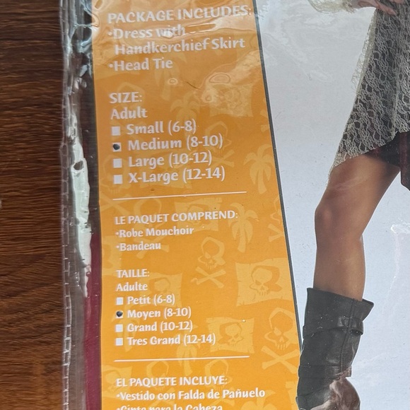 California Costumes Pirate Dress with Headscarf - Picture 6 of 7